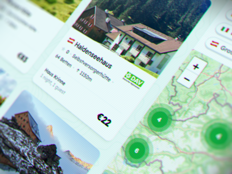 Hütten auf Wanderungen digital suchen und buchen: neues Projekt aus Bayreuth
